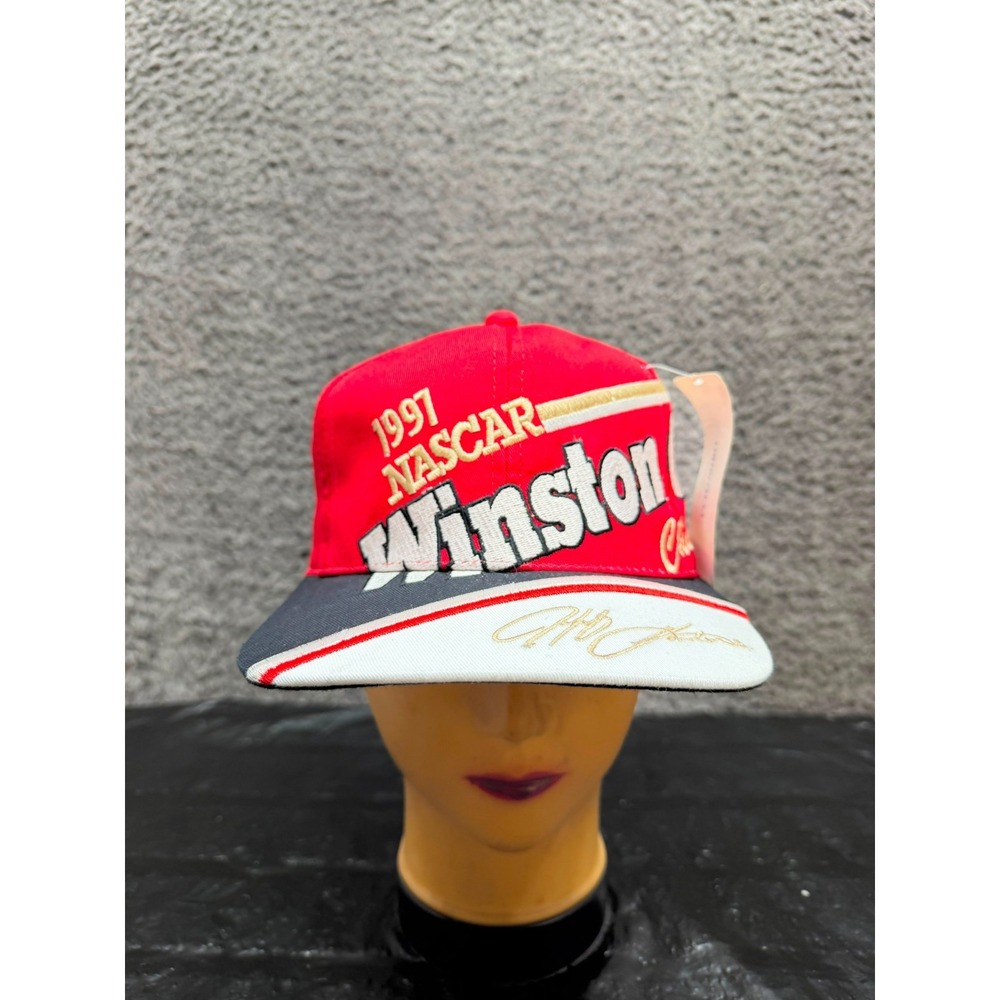 Vintage 1995 Nascar Winston Cup Champion Jeff Gordon #24 Snapback Hat USA NWT